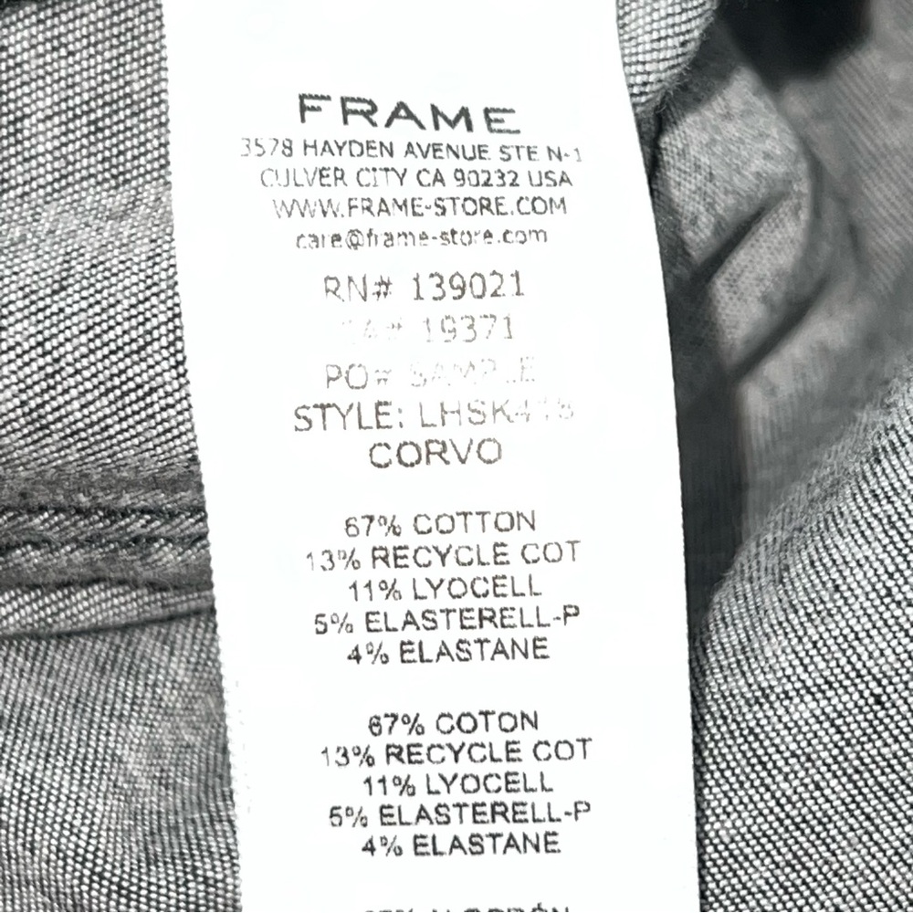 Frame Denim Black Straight Leg Jeans - Picture 11 of 11